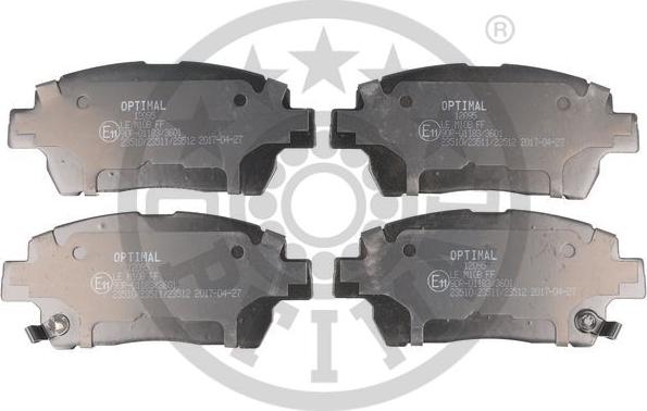 Optimal BP-12095 - Brake Pad Set, disc brake www.autospares.lv