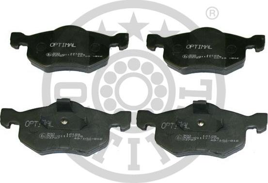 Optimal BP-12129 - Bremžu uzliku kompl., Disku bremzes autospares.lv