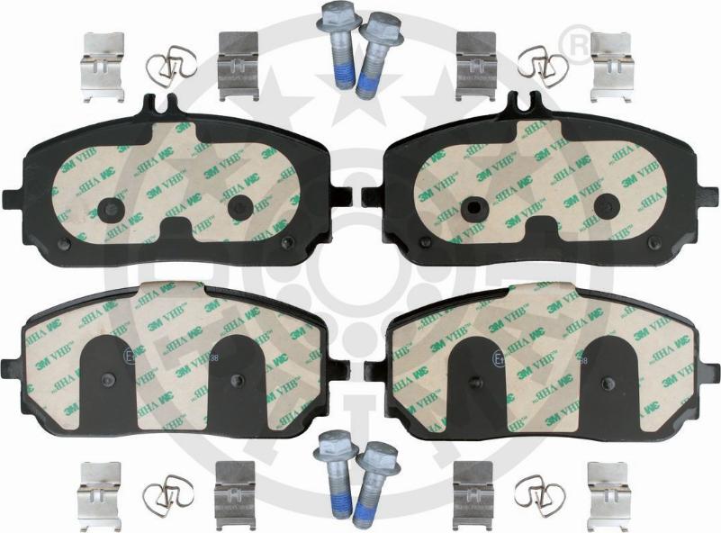 Optimal BP-12897 - Bremžu uzliku kompl., Disku bremzes www.autospares.lv
