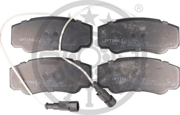 Optimal BP-12303 - Brake Pad Set, disc brake www.autospares.lv