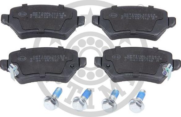 Optimal BP-12264 - Brake Pad Set, disc brake www.autospares.lv