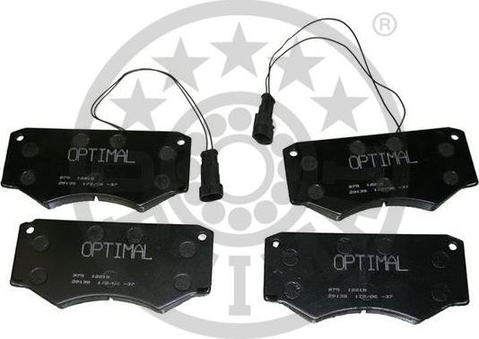 Optimal BP-12218 - Bremžu uzliku kompl., Disku bremzes www.autospares.lv