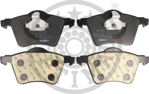 Optimal BP-12742 - Brake Pad Set, disc brake www.autospares.lv