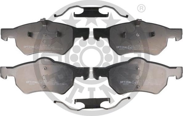 Optimal BP-88200 - Brake Pad Set, disc brake www.autospares.lv