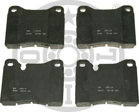 Optimal BP-23701 - Brake Pad Set, disc brake www.autospares.lv