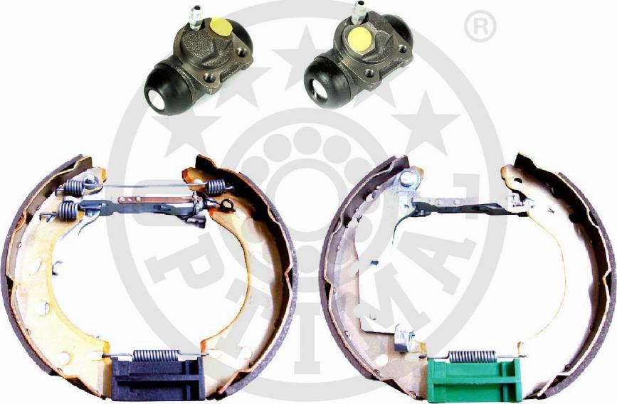 Optimal BSK-0080 - Комплект тормозных колодок, барабанные www.autospares.lv