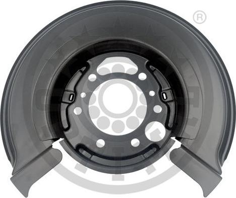 Optimal BSP-1029L - Dubļu sargs, Bremžu disks www.autospares.lv