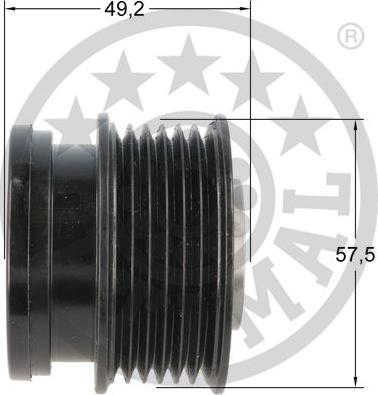 Optimal F5-5011 - Piedziņas skriemelis, Ģenerators www.autospares.lv