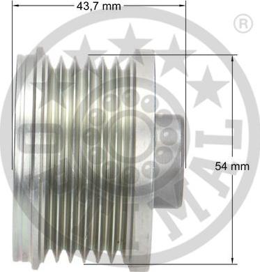 Optimal F5-1098 - Piedziņas skriemelis, Ģenerators www.autospares.lv