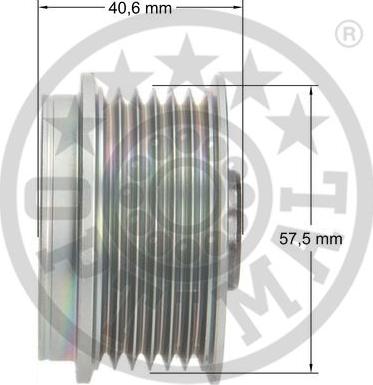 Optimal F5-1033 - Piedziņas skriemelis, Ģenerators www.autospares.lv