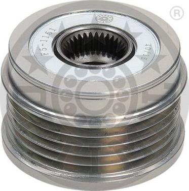 Optimal F5-1151 - Pulley, alternator, freewheel clutch www.autospares.lv