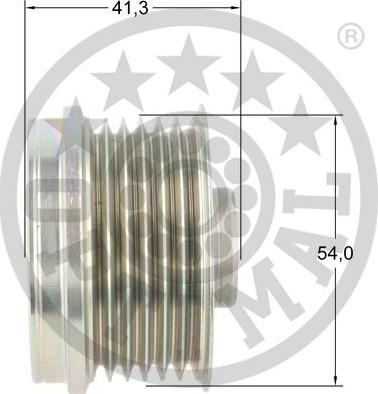 Optimal F5-1160 - Piedziņas skriemelis, Ģenerators www.autospares.lv