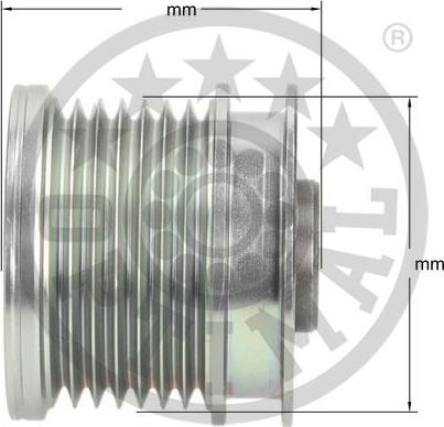 Optimal F5-1177 - Piedziņas skriemelis, Ģenerators www.autospares.lv