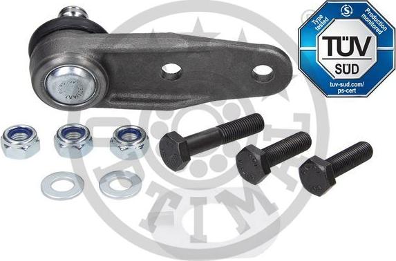 Optimal G3-023 - Шаровая опора, несущий / направляющий шарнир www.autospares.lv