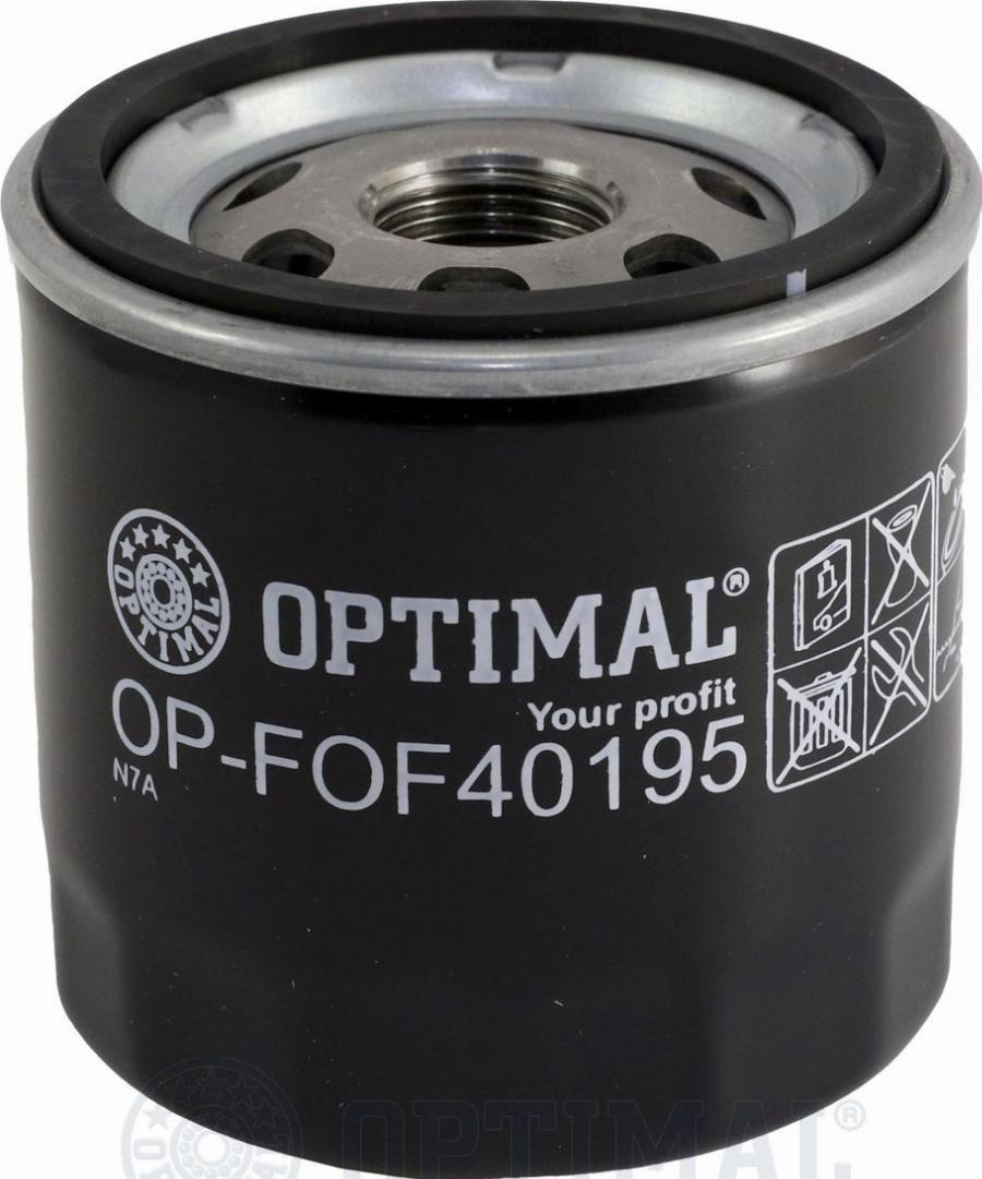 Optimal OP-FOF40195 - Eļļas filtrs www.autospares.lv