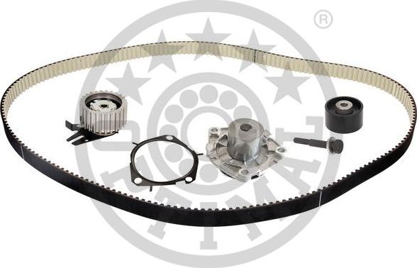 Optimal SK-1586AQ1 - Ūdenssūknis + Zobsiksnas komplekts www.autospares.lv