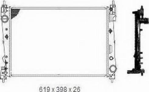 Ordonez 2065091 - Radiators, Motora dzesēšanas sistēma autospares.lv