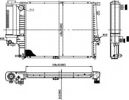 Ordonez 2066056 - Radiators, Motora dzesēšanas sistēma www.autospares.lv