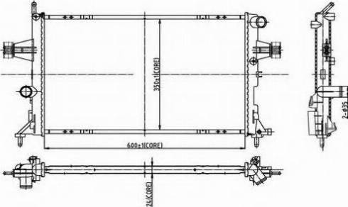 Ordonez 2066081 - Radiators, Motora dzesēšanas sistēma www.autospares.lv