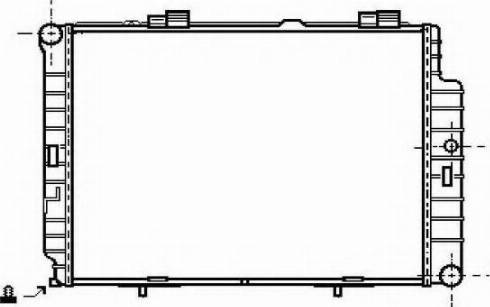 Ordonez 2060253 - Radiator, engine cooling www.autospares.lv