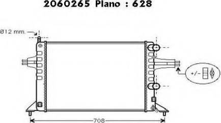 Ordonez 2060265 - Radiators, Motora dzesēšanas sistēma www.autospares.lv