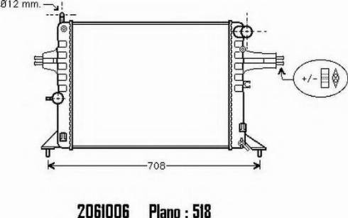 Ordonez 2061006 - Radiators, Motora dzesēšanas sistēma www.autospares.lv