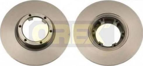 Orex 645021 - Brake Disc www.autospares.lv