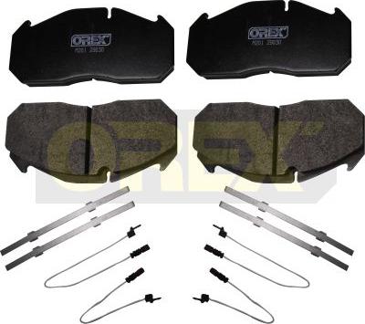 Orex 142034 - Brake Pad Set, disc brake www.autospares.lv