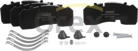 Orex 842069 - Brake Pad Set, disc brake www.autospares.lv