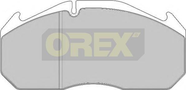 Orex 242008 - Brake Pad Set, disc brake www.autospares.lv