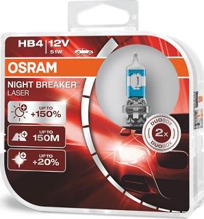 Osram 9006NL-HCB - Kvēlspuldze, Tālās gaismas lukturis autospares.lv