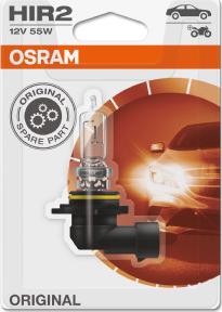 Osram 9012-01B - Kvēlspuldze, Tālās gaismas lukturis www.autospares.lv