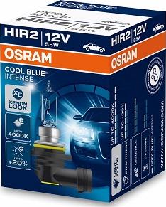 Osram 9012CBI - Kvēlspuldze, Tālās gaismas lukturis www.autospares.lv