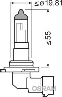 Osram 9145 - Kvēlspuldze, Pamatlukturis www.autospares.lv