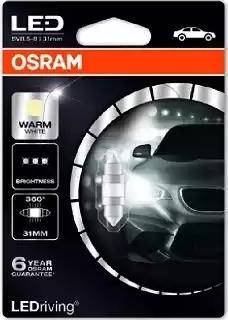 Osram 6497WW-01B - Kvēlspuldze, Lasīšanas apgaismojuma lukturis autospares.lv