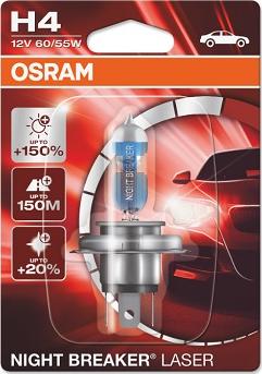 Osram 64193NL-01B - Kvēlspuldze, Tālās gaismas lukturis autospares.lv