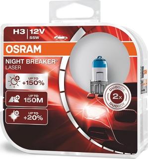 Osram 64151NL-HCB - Kvēlspuldze, Tālās gaismas lukturis www.autospares.lv