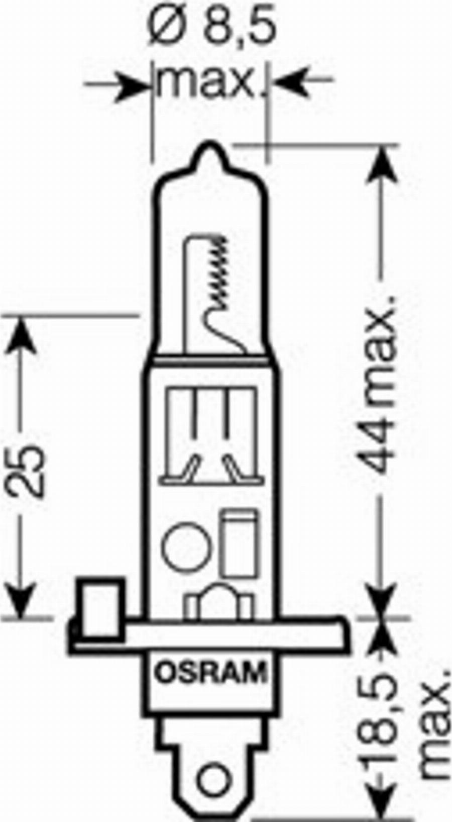 Osram 64152 - Bulb, cornering light www.autospares.lv