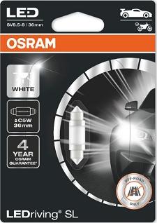 Osram 6418DWP-01B - Kvēlspuldze, Salona telpas apgaismojums www.autospares.lv