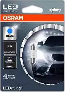 Osram 6431BL-01B - Kvēlspuldze, Lasīšanas apgaismojuma lukturis autospares.lv