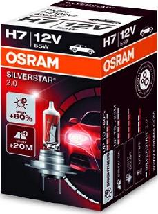 Osram 64210SV2 - Лампа накаливания, фара дальнего света www.autospares.lv