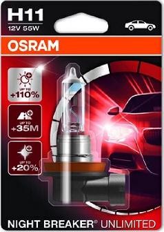 Osram 64211NBU-01B - Лампа накаливания, фара дальнего света www.autospares.lv