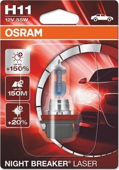 Osram 64211NL-01B - Kvēlspuldze, Tālās gaismas lukturis autospares.lv