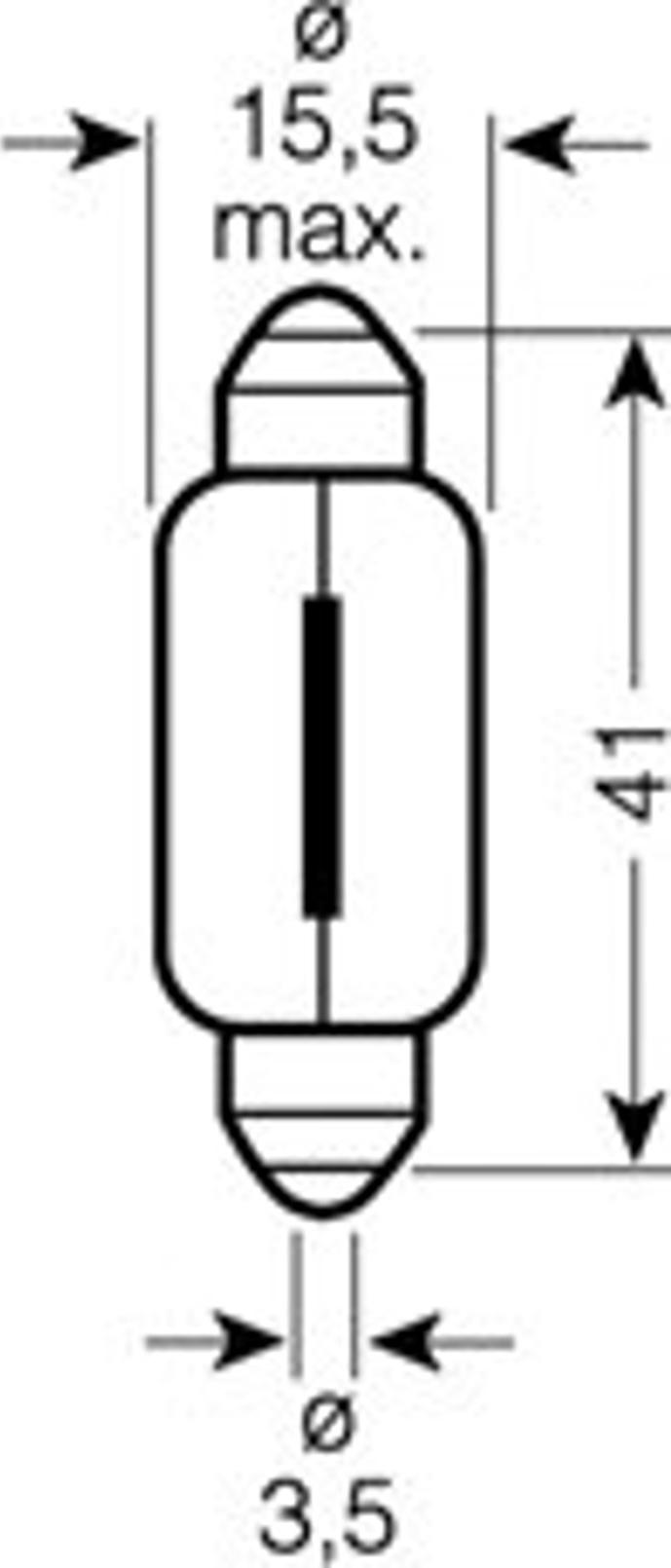 Osram 6476 - Kvēlspuldze, Atpakaļgaitas signāla lukturis www.autospares.lv