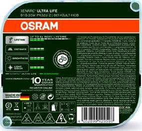 Osram 66140ULT-HCB - Kvēlspuldze, Tālās gaismas lukturis autospares.lv