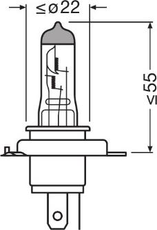 Osram 64196TSP - Kvēlspuldze, Tālās gaismas lukturis autospares.lv