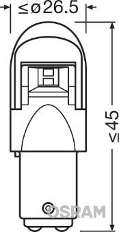 Osram 1557CW-02B - Kvēlspuldze www.autospares.lv