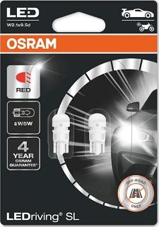 Osram 2825DRP-02B - Лампа накаливания, освещение салона www.autospares.lv