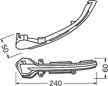 Osram LEDDMI 5F0 BK S - Pagriezienu signāla lukturu komplekts www.autospares.lv