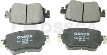 OSSCA 57823 - Bremžu uzliku kompl., Disku bremzes www.autospares.lv